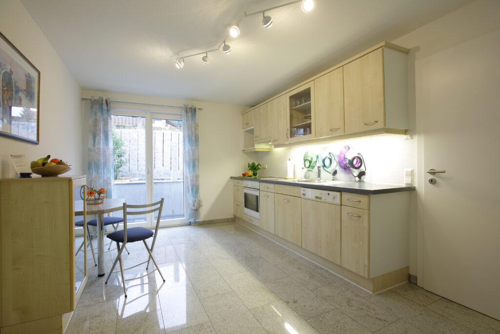 Küche der Ferienwohnung Rheingold in Neuenburg am Rhein