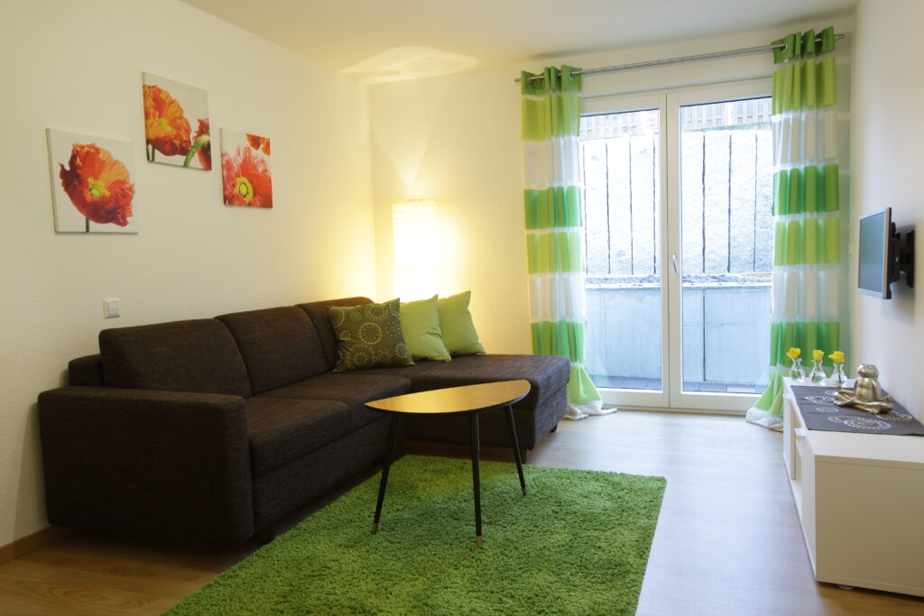 Wohnbereich der Ferienwohnung Rheingold in Neuenburg am Rhein